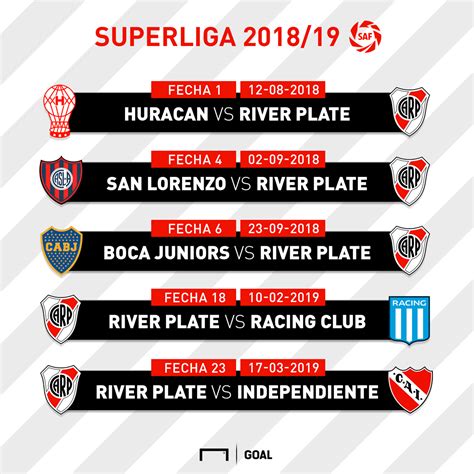 river plate argentina fixtures